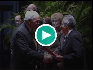 Acto de Entrega de la Orden del Pop y Premio Huun (2011) Museo Popol Vuh